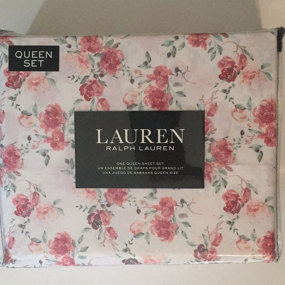ralph lauren floral sheets